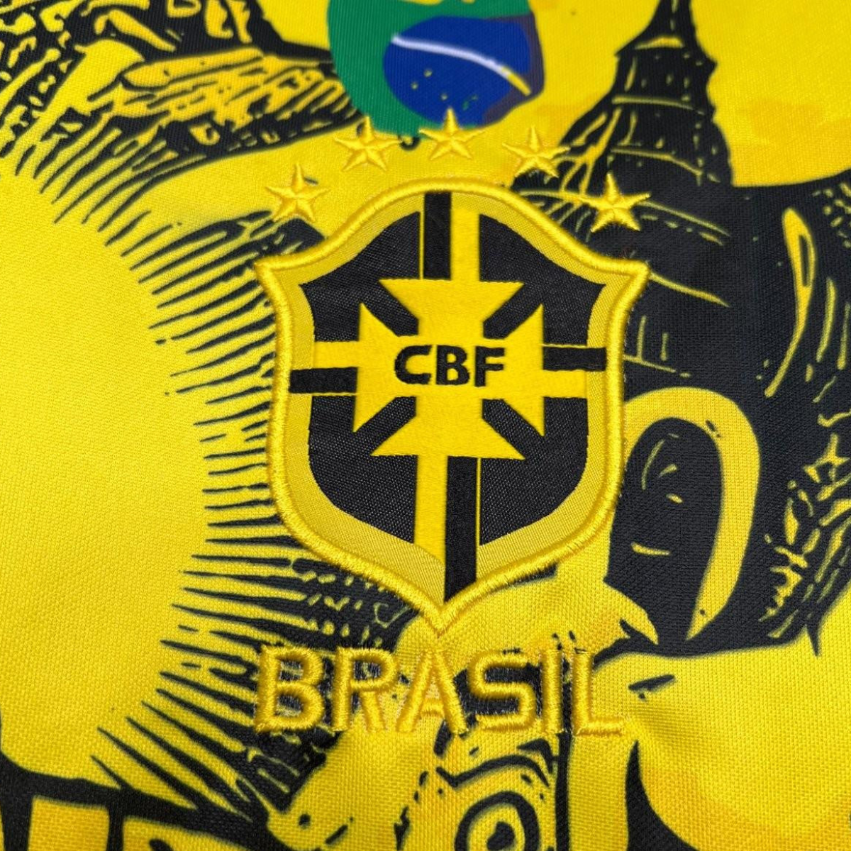 2024 Brazil X Christ Yellow Special Jersey