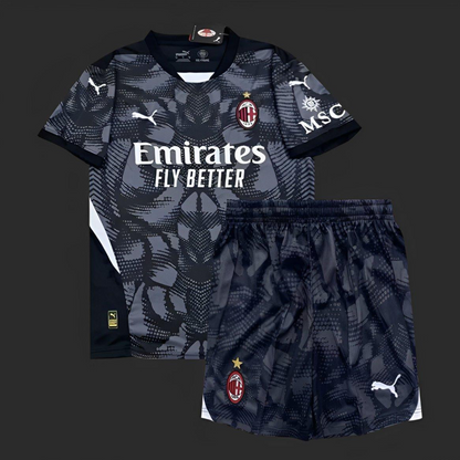 24/25 Kids AC Milan Black Goalkeeper Jersey