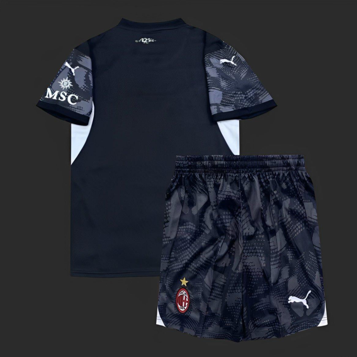 24/25 Kids AC Milan Black Goalkeeper Jersey