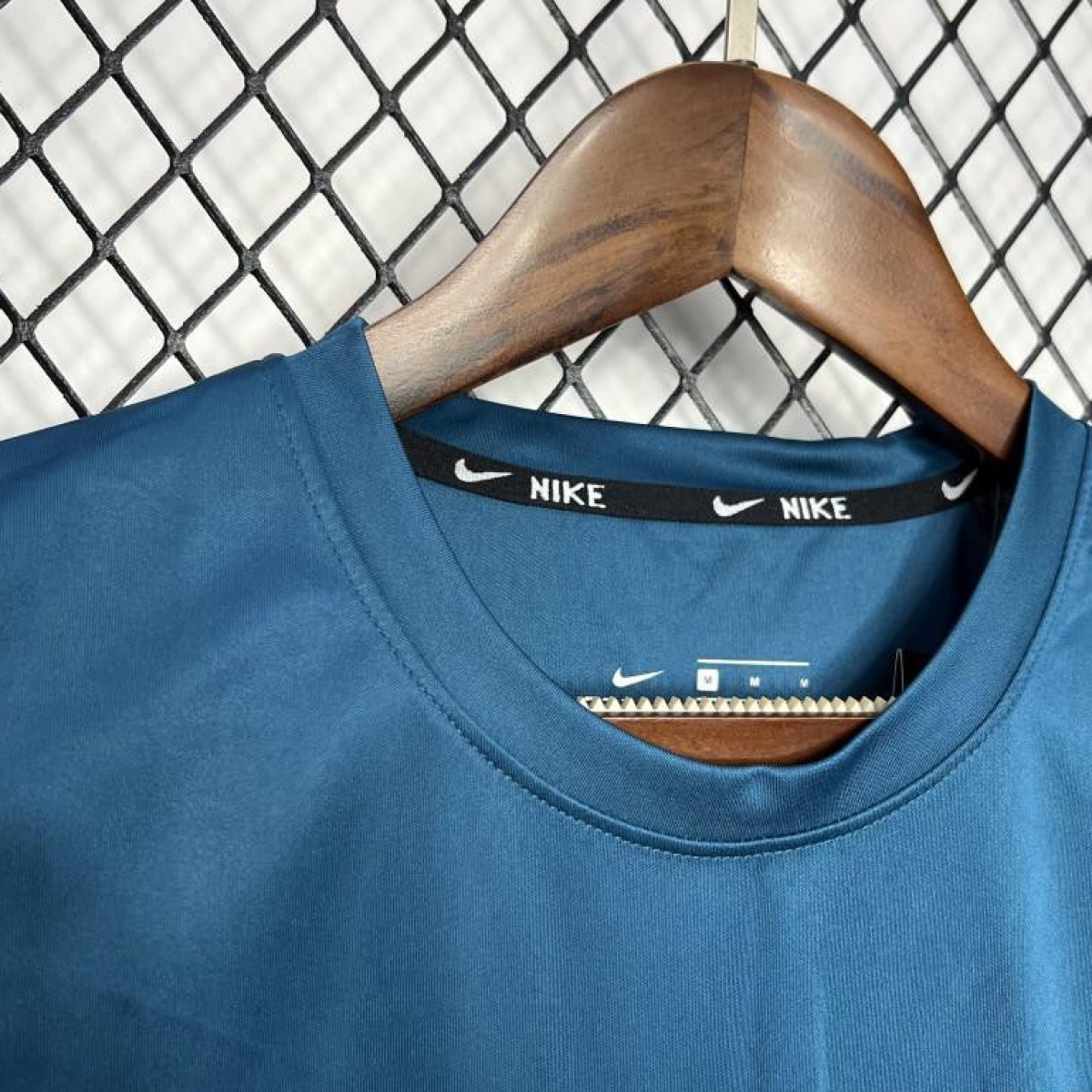 2024 Nike Ocean Blue Cotton T-shirt  #1032