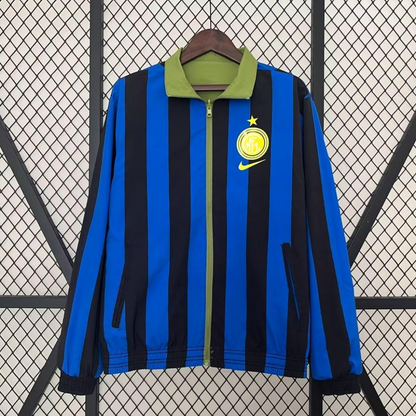 24/25 Inter Milan Green/Black Blue Reversible Windbreaker