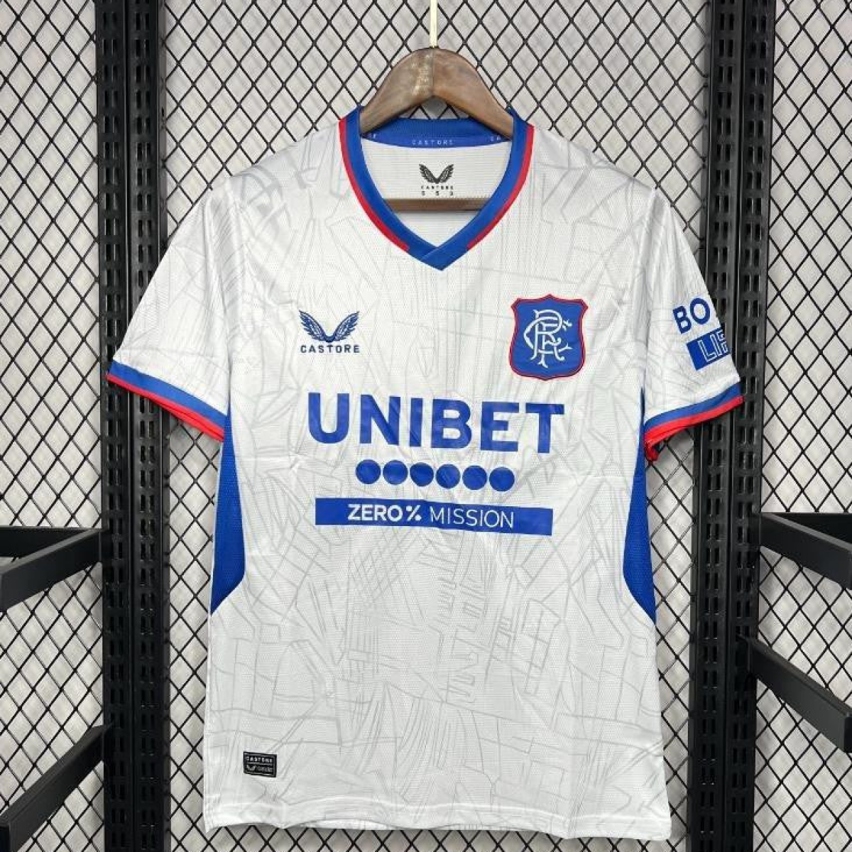 24/25 Glasgow Rangers Away White Jersey
