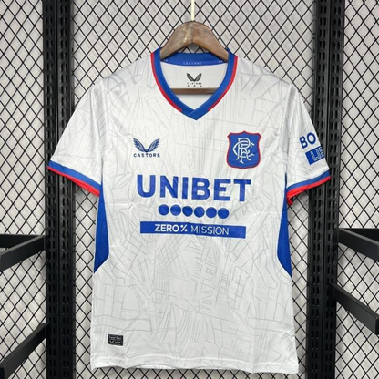 24/25 Glasgow Rangers Away White Jersey