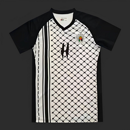 24/25 Palestine Black Kuffiyeh Jersey