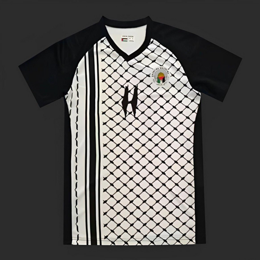 24/25 Palestine Black Kuffiyeh Jersey
