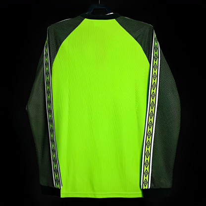 Retro 98/99 Manchester United Goalkeeper Green Long Sleeve Jeresy