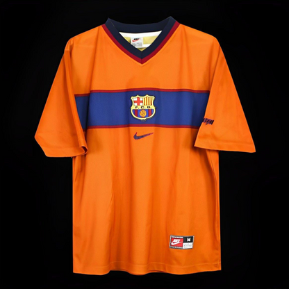 Retro 99/00 Barcelona Third Orange Jersey