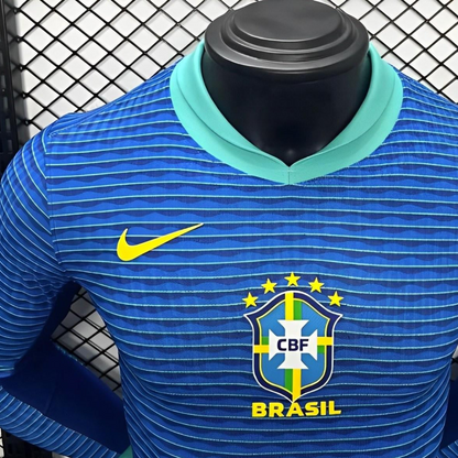 Player Version 2024 Brazil Away Blue Jersey