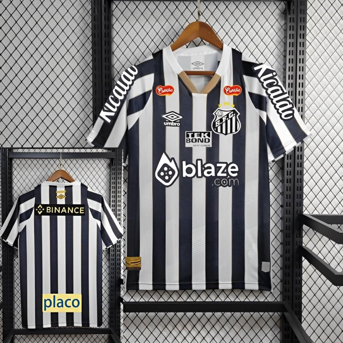 24/25 Santos Away Jersey + All Sponsors