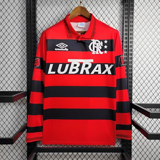 Retro 94/95 Flamengo Home Long Sleeve Jersey