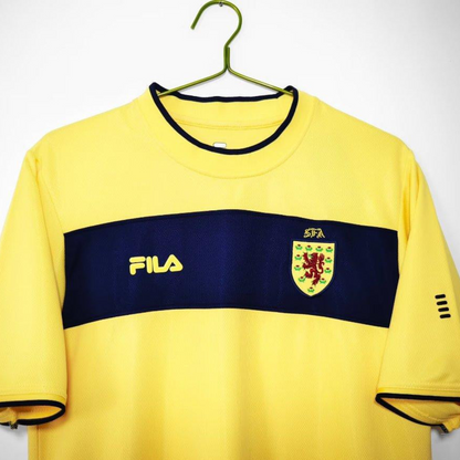 Retro 2012 Scotland Away Yellow Jersey
