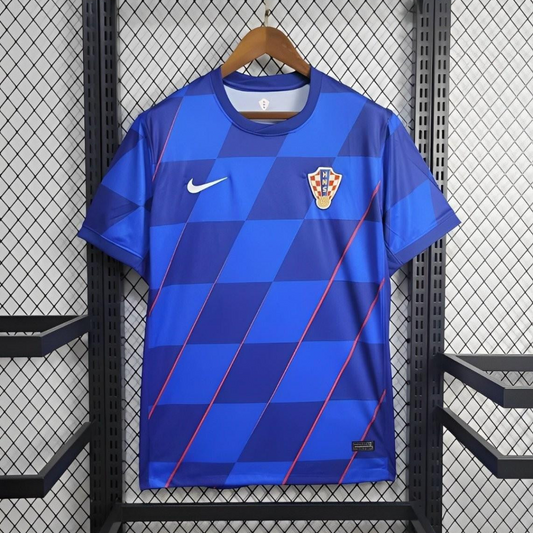 2024 Croatia Away Blue Jersey