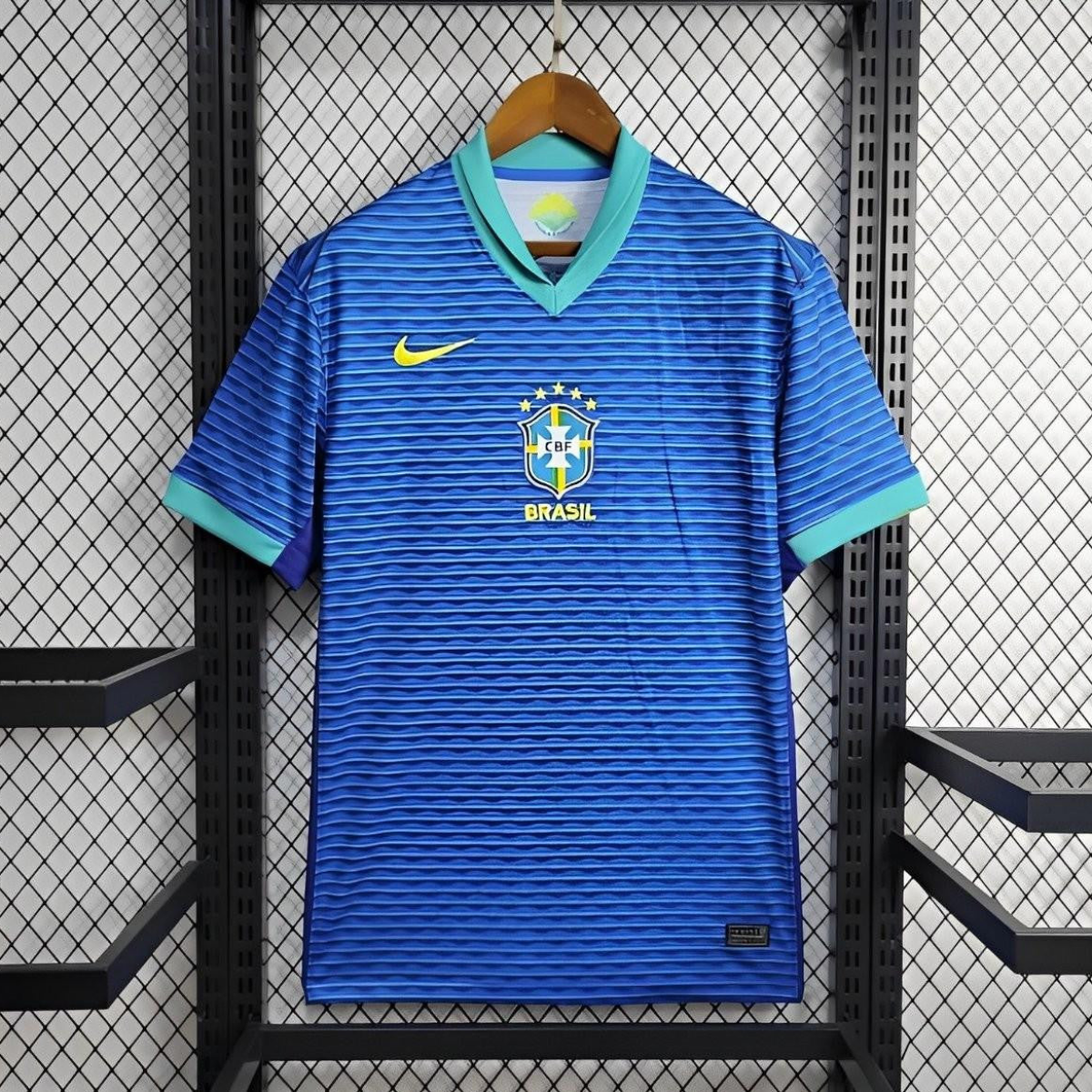 2024 Brazil Away Blue Jersey
