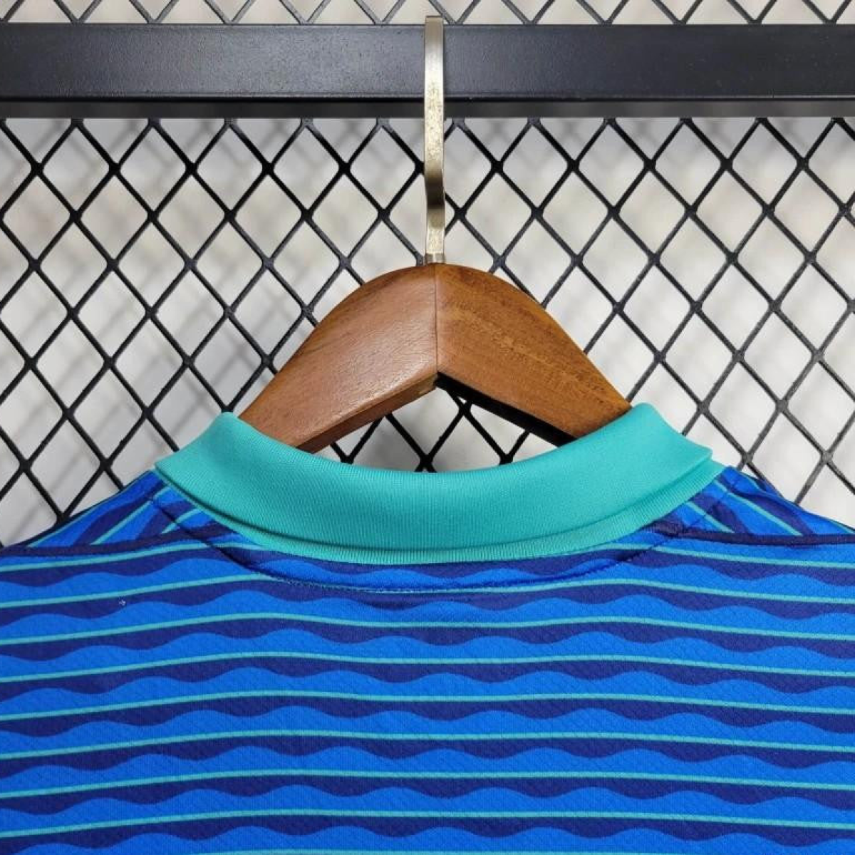 2024 Brazil Away Blue Jersey