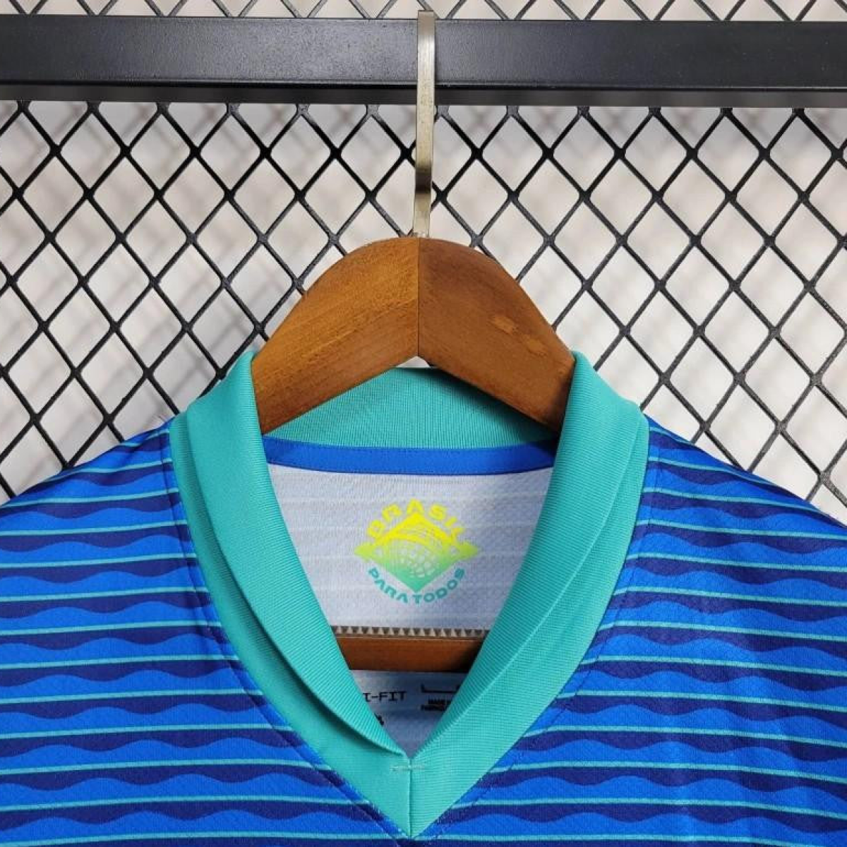 2024 Brazil Away Blue Jersey