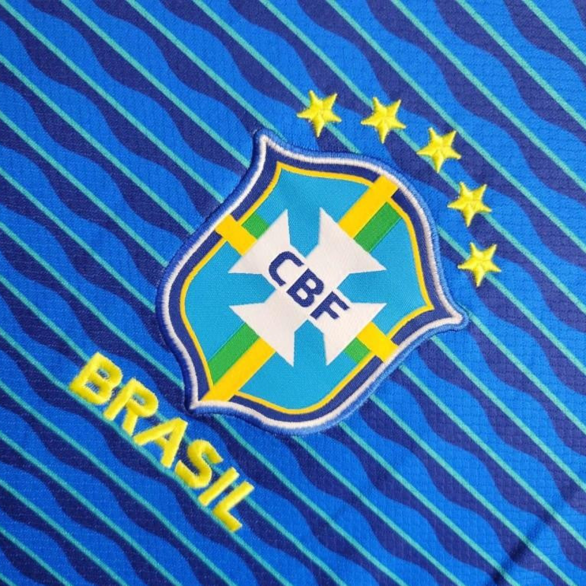 2024 Brazil Away Blue Jersey