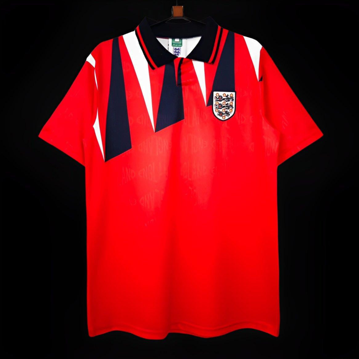 Retro 1992 England Away Red Jersey