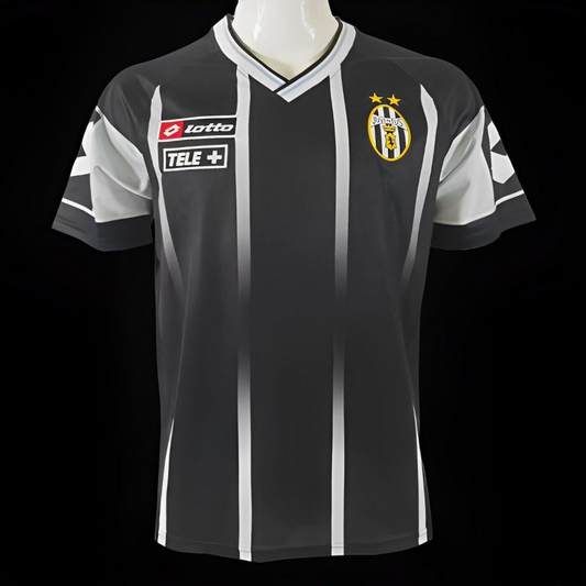Retro 00/01 Juventus Lotto Black Training Jersey