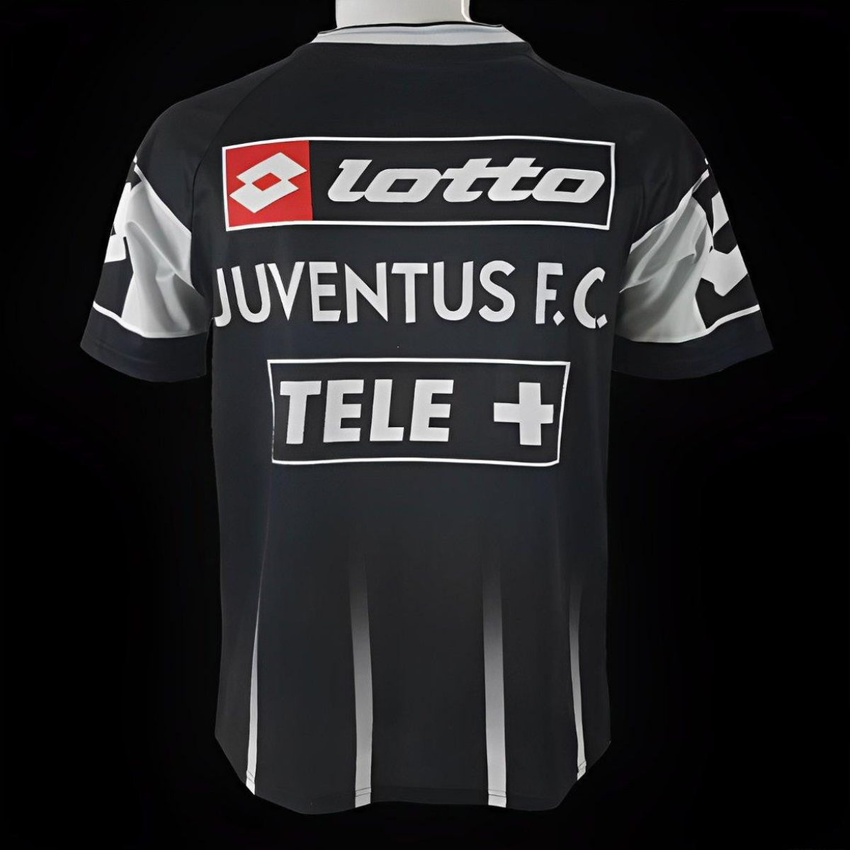 Retro 00/01 Juventus Lotto Black Training Jersey