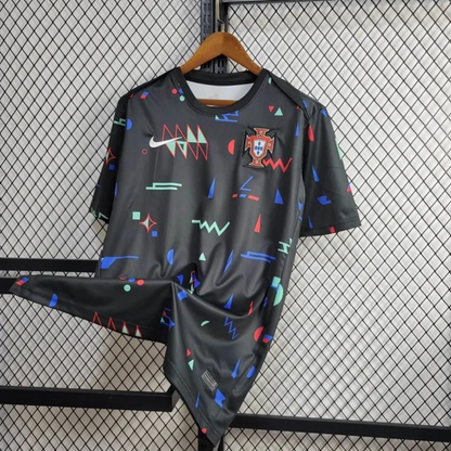 2024 Portugal Pre-match Small Geometric Patterns Jersey