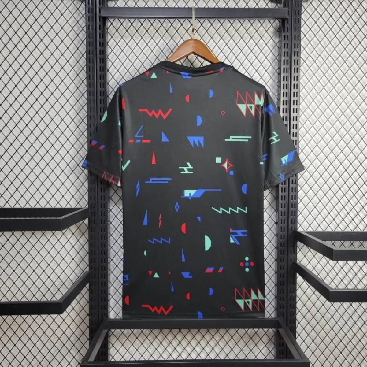 2024 Portugal Pre-match Small Geometric Patterns Jersey