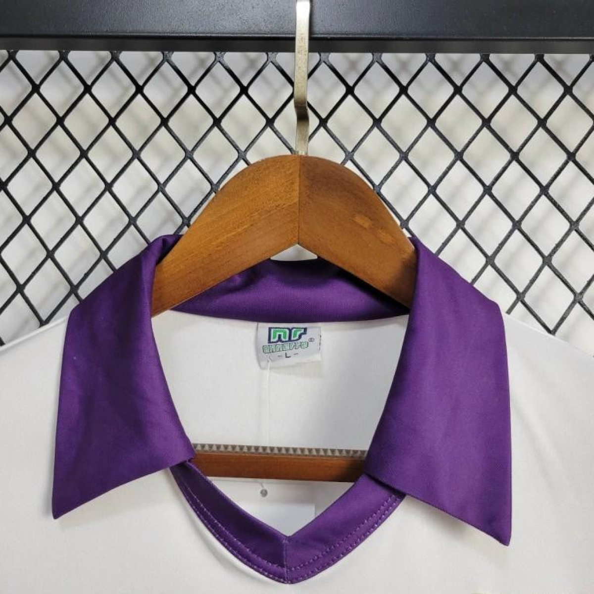 Retro 84/85 ACF Fiorentina Away White Jersey