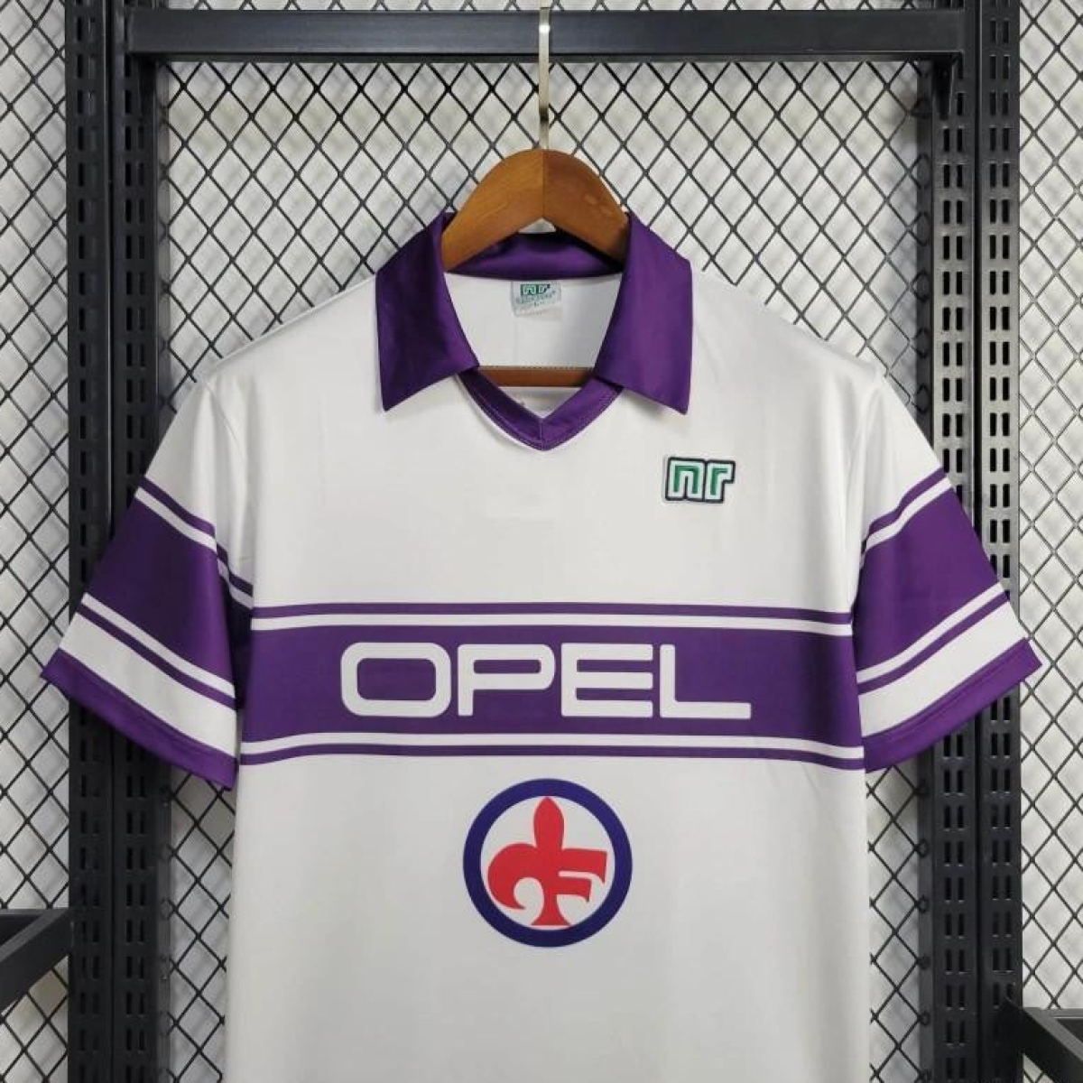 Retro 84/85 ACF Fiorentina Away White Jersey