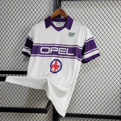 Retro 84/85 ACF Fiorentina Away White Jersey