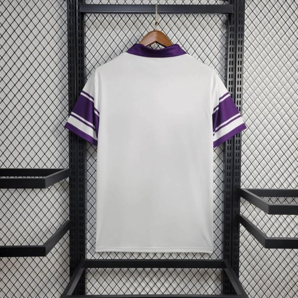 Retro 84/85 ACF Fiorentina Away White Jersey