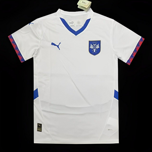 2024 Serbia Away White Jersey