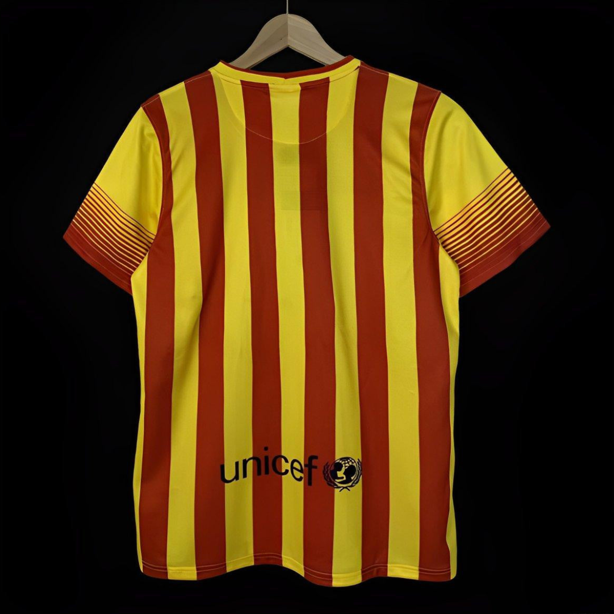 Retro 13/14 Barcelona Away Yellow Jersey