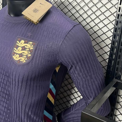 Player Version 2024 England Away Long Sleeve Jersey