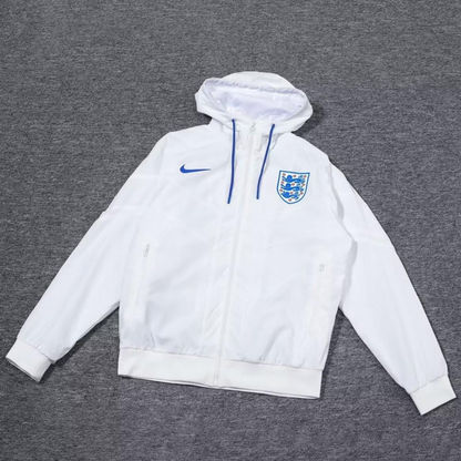 2024 England White Windbreaker