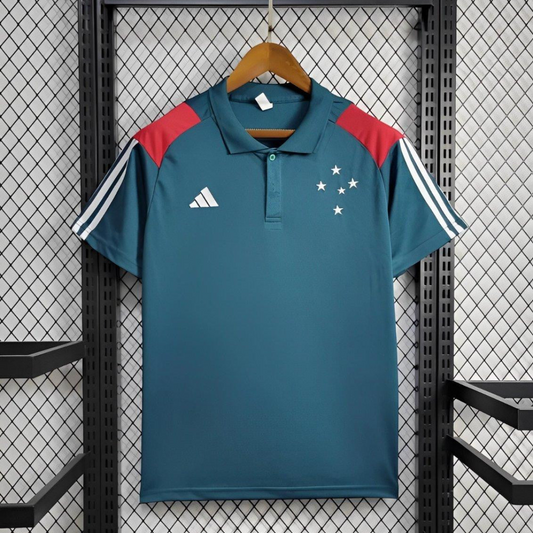 24/25 Cruzeiro Dark Green Polo Jersey