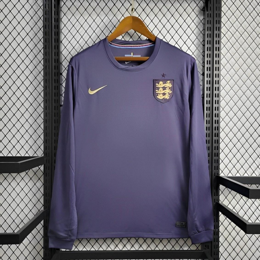 2024 England Away Navy Long Sleeve Jersey