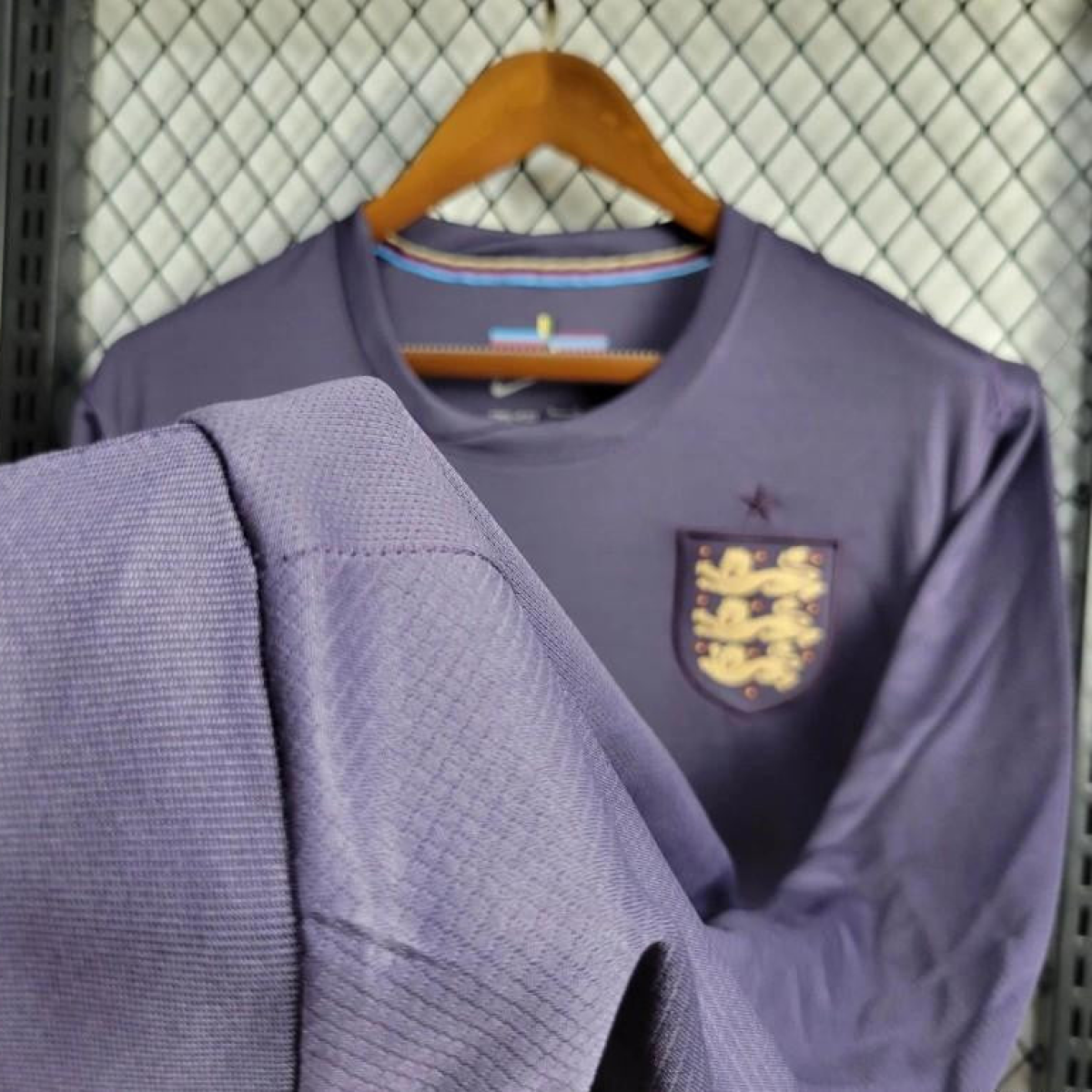 2024 England Away Navy Long Sleeve Jersey