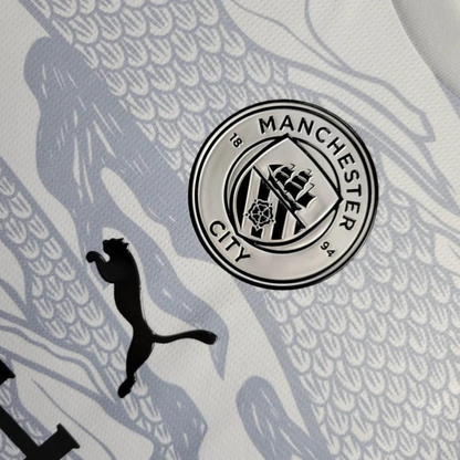 24/25 Manchester City Puma Year of the Dragon White Long Sleeve Jersey