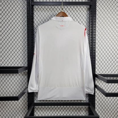 Retro 2006 England Home Long Sleeve Jersey