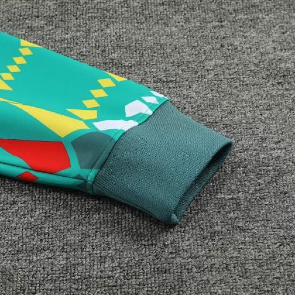 2024 Senegal Green Full Zipper Hoodie Jacket+Pants