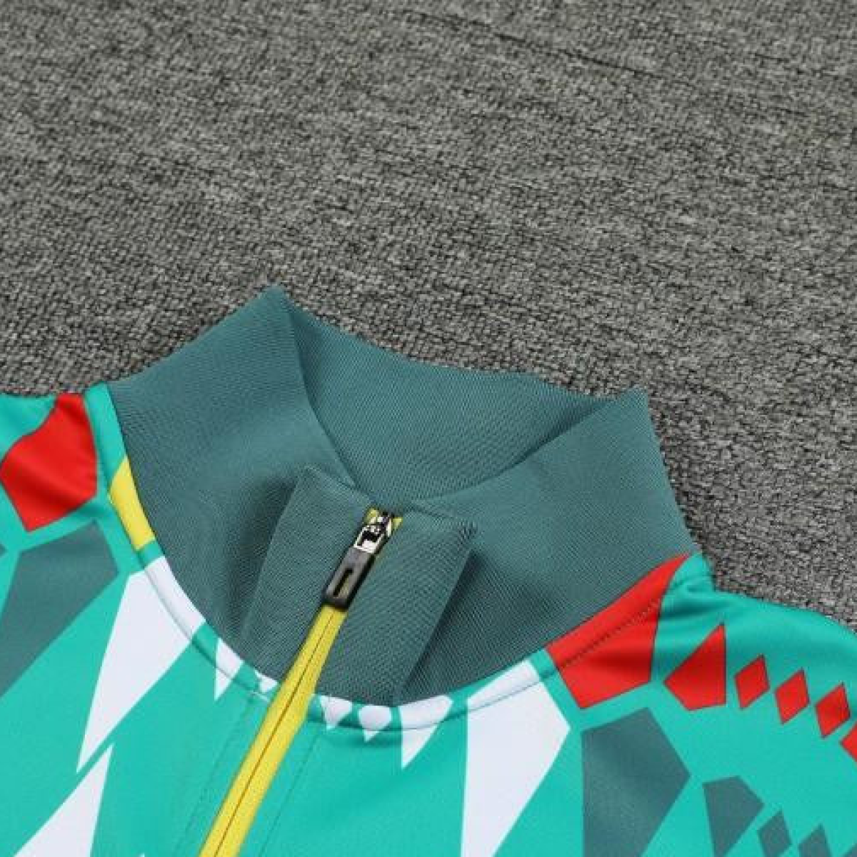 2024 Senegal Green Full Zipper Hoodie Jacket+Pants
