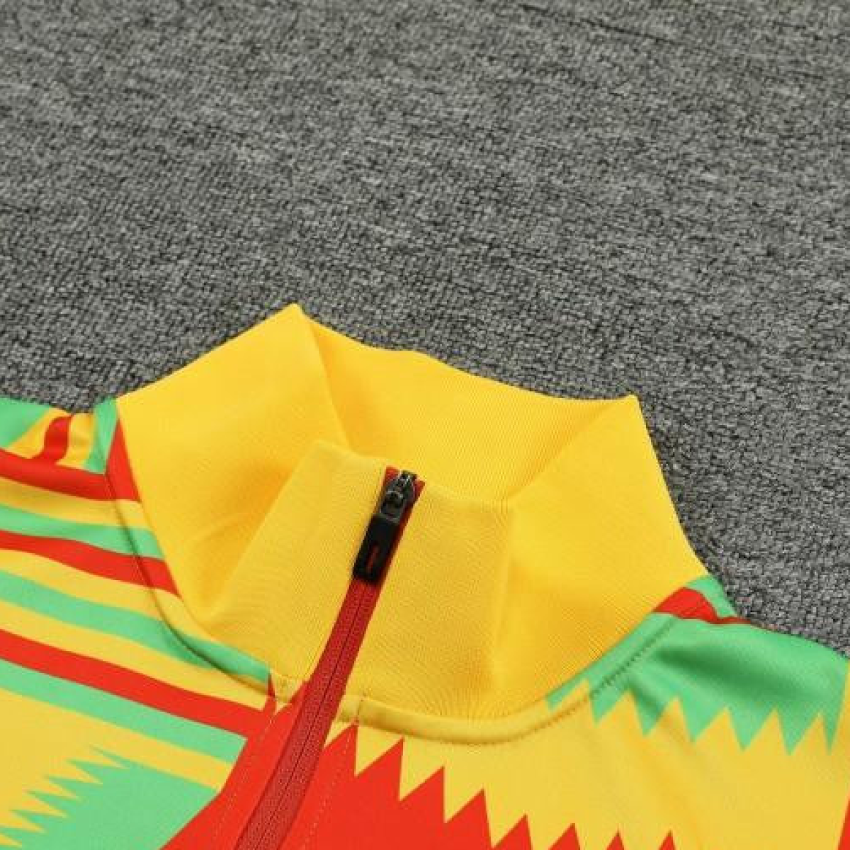 2024 Ghana Yellow  Full Zipper Hoodie Jacket+Pants