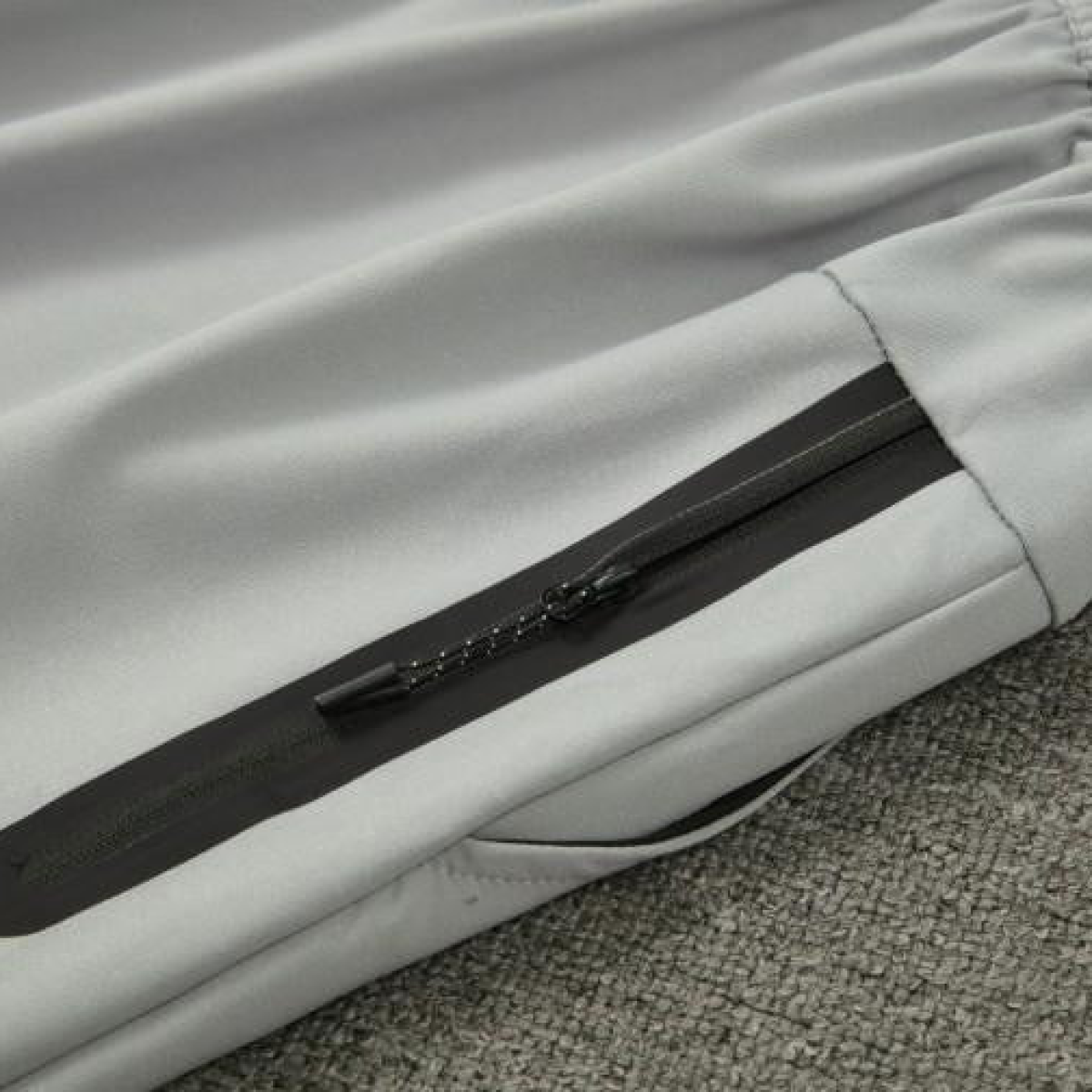 2024 Nike Grey Cotton Short Sleeve Jersey+Shorts
