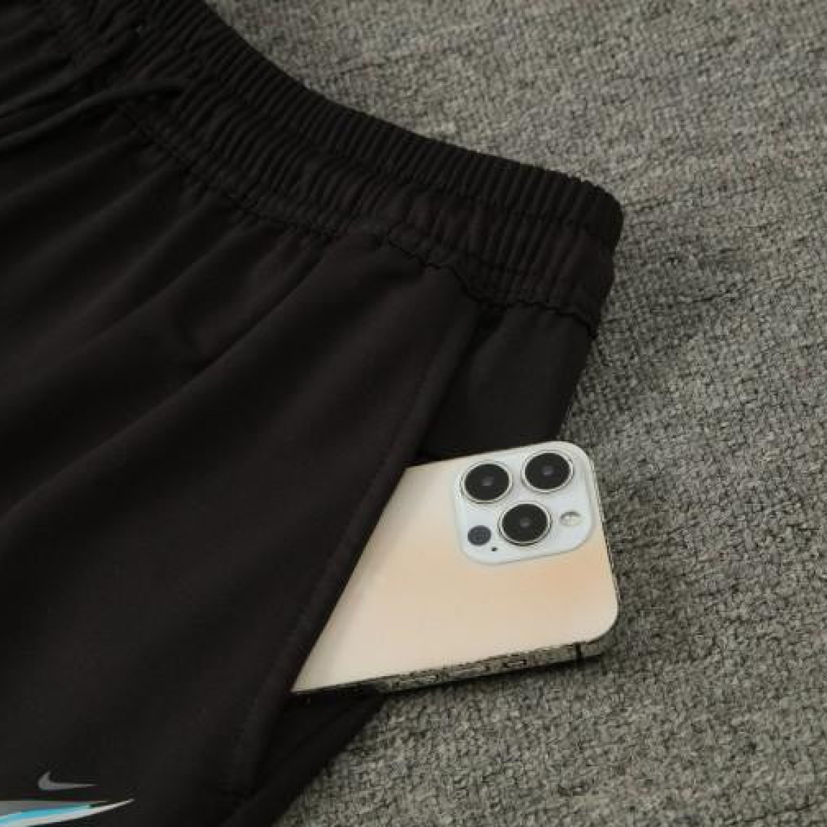 2024 Nike White Cotton Short Sleeve Jersey+Shorts