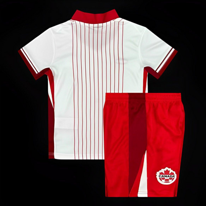 2024 Kids Canada Away White Jersey