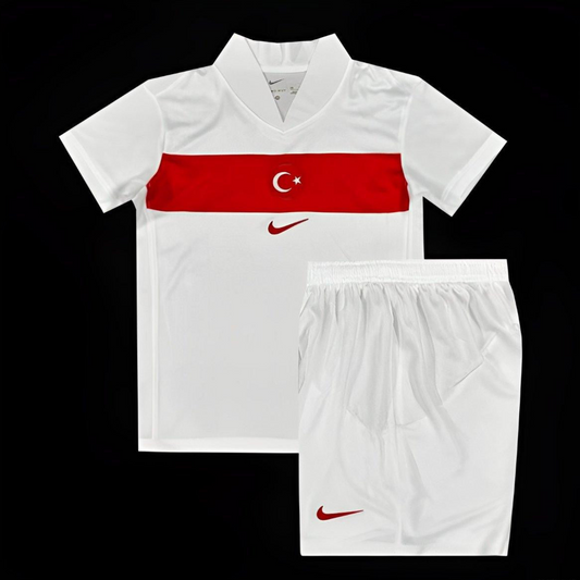 2024 Kids Turkey Away White Jersey