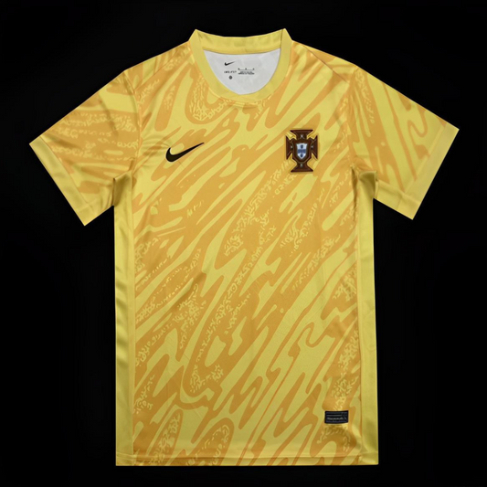 2024 Portugal Yellow Goalkeeper Jersey