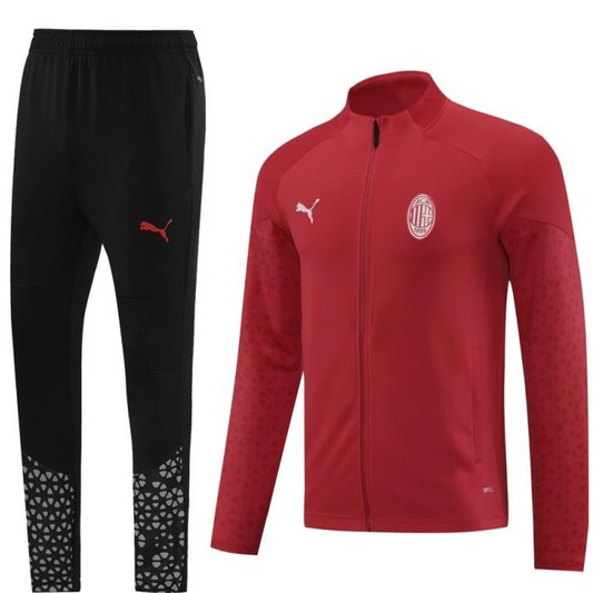 23/24 AC Milan Full Zipper Jacket+Pants