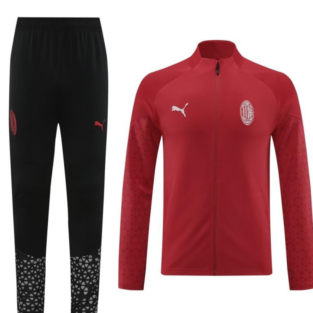 23/24 AC Milan Full Zipper Jacket+Pants