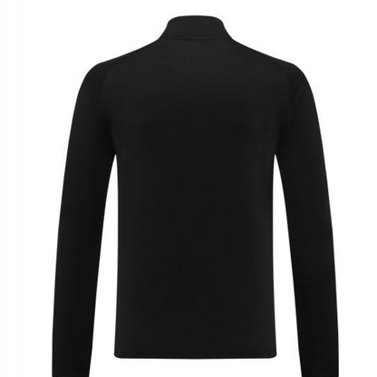 2024 Nike Black/White Half Zipper Jacket+Pants