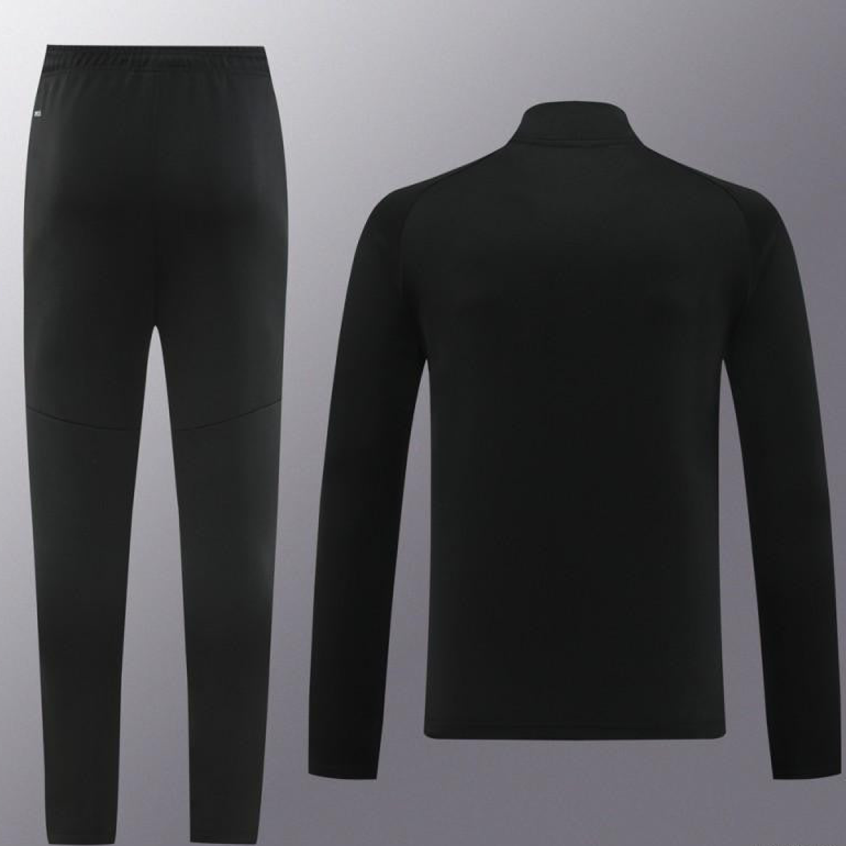 2024 Nike Black/White Half Zipper Jacket+Pants
